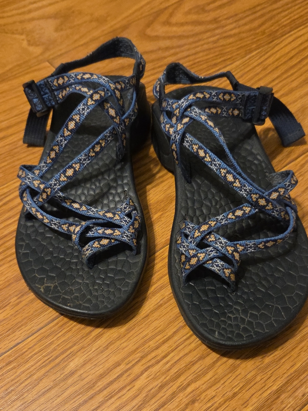 Women's Navy and Tan Chacos